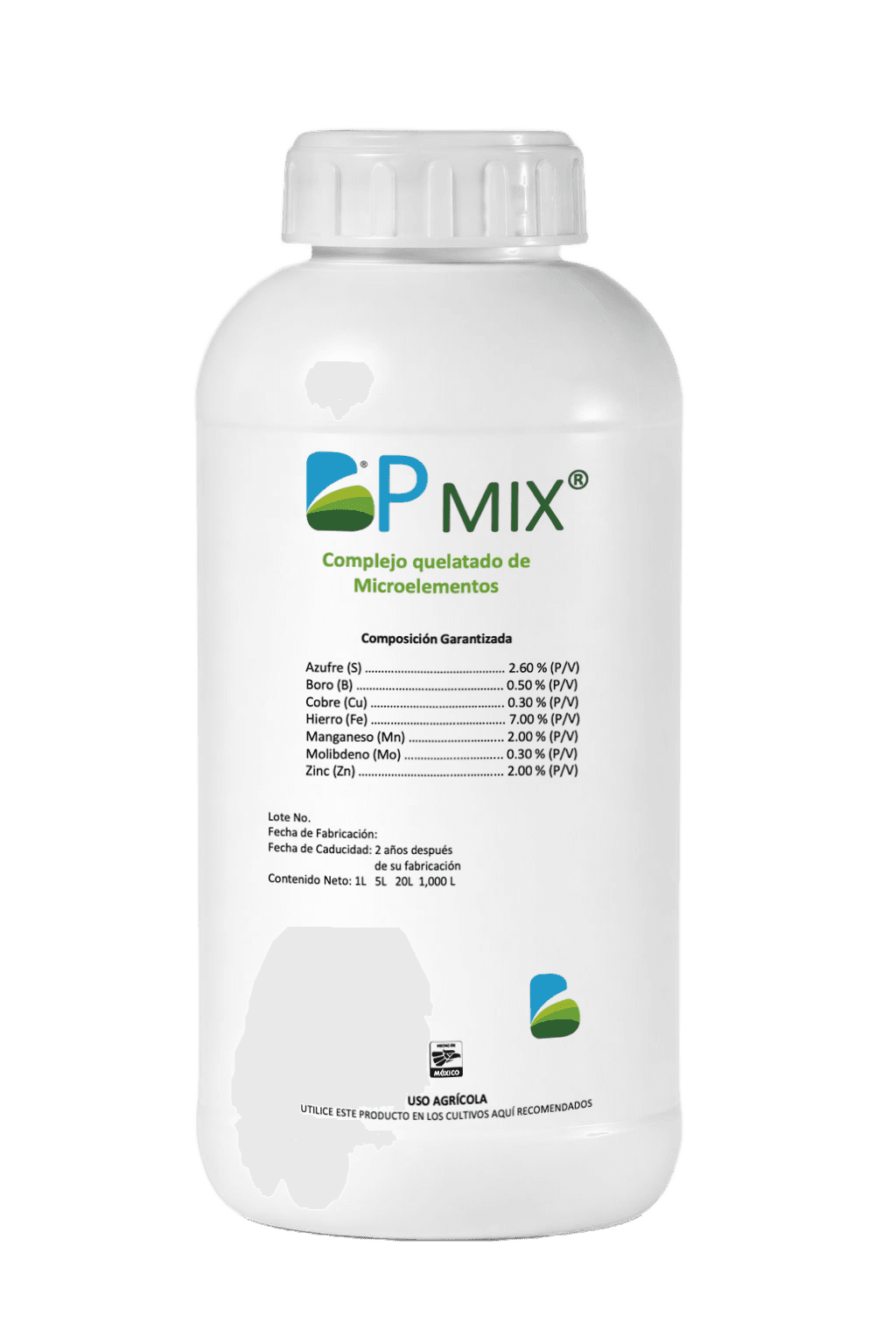 BP Mix — Mezcla de micronutrientes Biotiza, envase 1 L